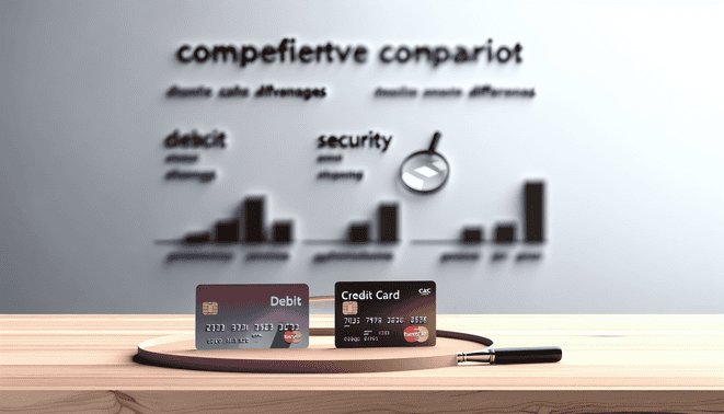 An image illustrating Debitkarte oder Kreditkarte Vergleich